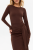 Natural shoulders, chocolate brown ensemble.png