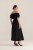 Bluzka Ella czarna – widok z tylu – styl premium – ANA atelier